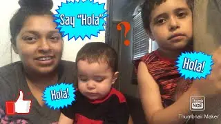 Teaching my 5yr old Spanish! Cute/Funny