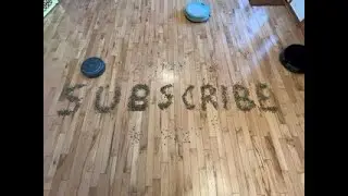 Robot vacuums cleaning up cereal!!