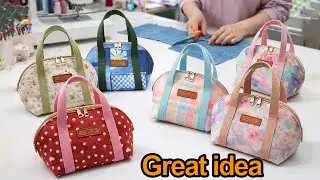 I've never sewn a bag that was this easy and beautiful before!