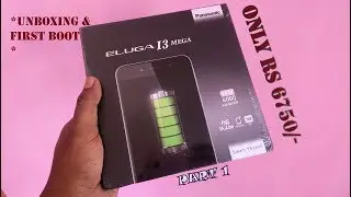 New Panasonic ELUGA i3 Mega 4G Unboxing[4000mAH +3GB RAM] ||RS 6750 ONLY || # Part 1/2