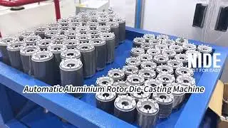 Automatic 100T aluminum rotor die casting machine with 4 casting stations