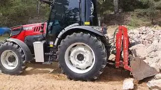 taş yükleme asistan hattat 4100 traktör