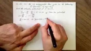 Example 11a: Finding velocity potential