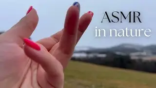 ASMR Outdoors in nature * camera tapping, scratching ice & snow for sleep & tingles ✨