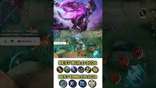 ONE HIT MANIAC AND SAVAGE!! Hanabi Best Build 2026 ~ MLBB #hanabi #shorts #mlbb #mobilelegends #ml