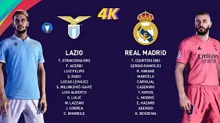 eFootball PES 2021 Gameplay [PS5 4K] Lazio vs Real Madrid-Exhibition Match [KONAMI]