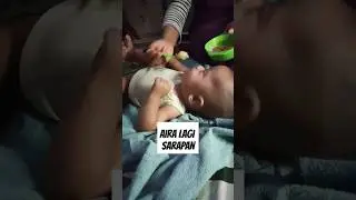 Aira sarapan pagi #vloger #vlog #Azmvlog