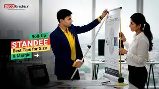 6x3 फीट रोल-अप स्टैंडी प्रिंटिंग गाइड | साइज, मार्जिन और फिटिंग टिप्स