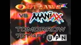Commercial - XFL Week 2 - Bolts vs Hitmen / Outlaws vs Maniax (2001-02-10)