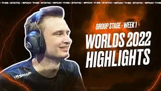 UMA NOID IS HERE! | Worlds 2022 Group Stage Week 1 Highlights