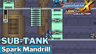 Megaman X [Legacy Collection] - Spark Mandrill Sub-Tank Location