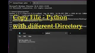 Python - Copy Files