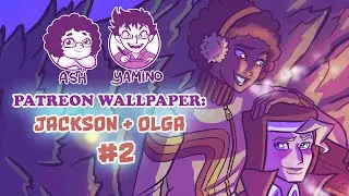 Coloring December Wallpaper: Olga and Jackson