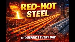 Red-Hot Steel Turns Into Thousands of Rods Every Day