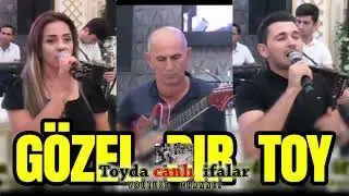 gözel bir toy oxuyan Sevinc xanım ve Hafiz Sexavet gitara Asif Agcabedili tamada Kamal Kehriazli