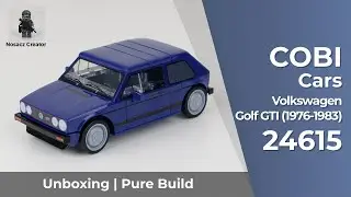 COBI Cars | 24615 --- Volkswagen Golf GTI (1976-1983) --- unboxing and pure build