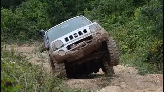 The “Impossible Track” at Slindon Safari 4x4