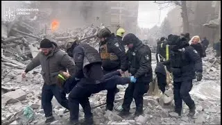 Russian army hits center of Kharkiv with ballistic missile: Several people trapped under rubble