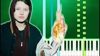 girl in red - midnight love (Piano Tutorial Easy)