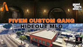 Fivem custom Gang hideout mlo with add secret bunker  Fivem gang villa  gang interior gta 5 mansion