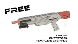 FREE Mods: XZEUS2 Buttstock Template Step File