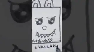 how to draw a cute labu labu bu 🥰#labubu #art