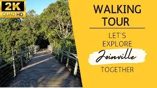2k 60fps - Walking Tour Brazil, Santa Catarina - Mirante de Joinville