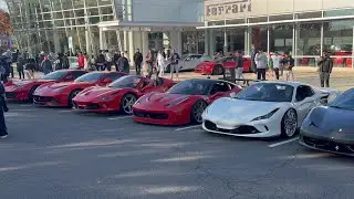 Ferrari of Washington DC Exotics Cars & Coffee 11/1/25   #lamborghini #ferrari #porsche #astonmartin