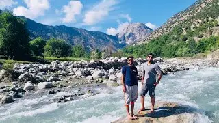 Chitral river water flow  | water sound | waterfall