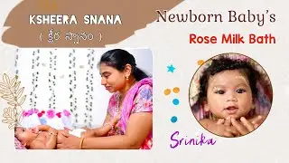 Newborn Baby bath photoshoot❤️Rose & Milk🥰#indian #baby #bath #telugu #videos #trending #viral #bts