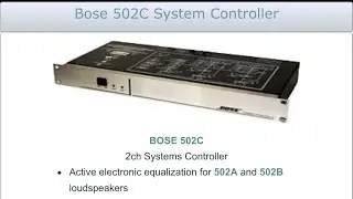 BOSE ACTIVE CROSSOVER 💥I 💥I 💥  II FOR  BI  AMPLIFIER  II 2 WAY SYSTEM .