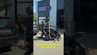 One person operated Motorcycle trailer #shorts