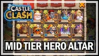 Castle Clash Gameplay Hero Altar Review - Android Let's Play