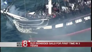 Old Ironsides sails for first time in 3 years