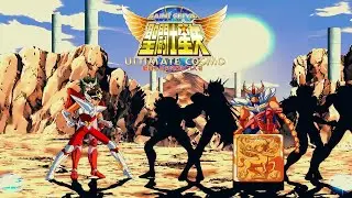 Saint Seiya Ultimate Cosmo - Seiya & Shun VS Ankoku Dragon #saintseiya #cavaleirosdozod&iacute;aco