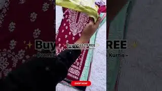 Buy 1 Get 1 FREE ✨ | Premium Modal Chikankari Kurtis | Limited Offer