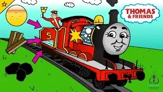Thomas and Friends Characters &diams; James the Red Engine &diams; Animated Toy Trains for Kids