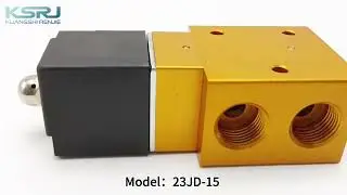 23JD-08 23JD-15 Blow Molding Machine Valves 2 Position 3 Way High Pressure Pneumatic #solenoidvalve