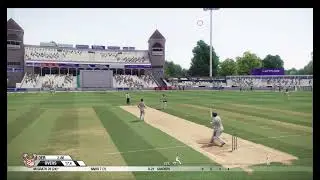 Don Bradman Cricket 14 PS3 - Upper Cut and On-Side Six by Left-Handed Batsman!