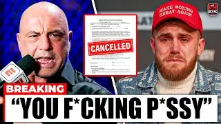 Chaos Erupts As Joe Rogan ATTACKED Jake Paul For CANCELLING Gervonta Davis Fight