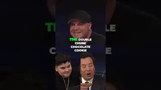 Jimmy Fallon tries the double chunk chocolate cookie!