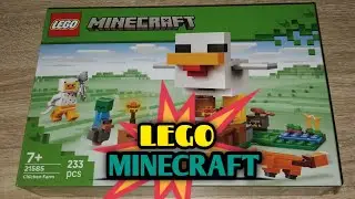 Lego Minecraft Chicken Farm guyss!! | Lego Minecraft Indonesia 21585