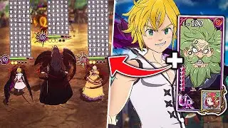 INFINITE DAMAGE REDUCTION HOLY RELIC TRAITOR MELIODAS + RED CHANDLER COMBO!! [7DS: Grand Cross]