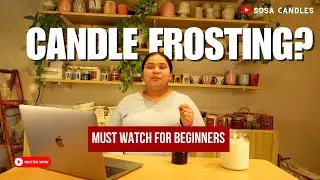Why does my soy candle frost everytime | Candle making for BEGINNERS #candlemaking #candlebusiness