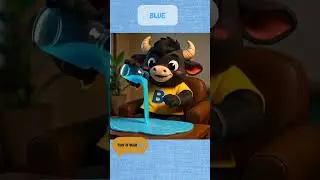 Blue Color 💙 | Bansi the Buffalo 🐃 | #shorts #colors #kids #babyvideos