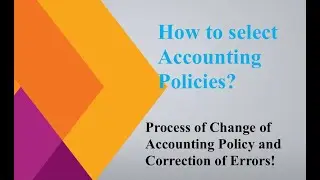 How to select Accounting Policies? | Change in Accounting Policies & Correction of Errors in Bangla