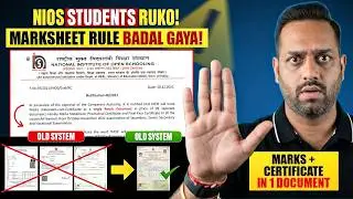 NIOS Marksheet Cum Certificate 2026: The True Meaning of XXXX Every Student Must Know