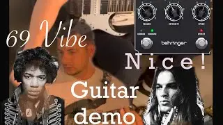 Behringer 69 Vibe  -  Best CHEAP UNIVIBE Chorus/Vibrato with expression pedal NO TALK VIDEO REVIEW