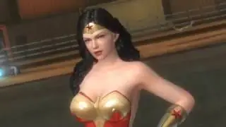 Wonder woman vs Batman [Rachel vs Jacky] Dead or alive 5 Last Round DOA5LR