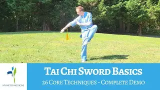 26 Core Tai Chi Straightsword Techniques | Complete Demo | Performed by Dr. J | 4K Quality